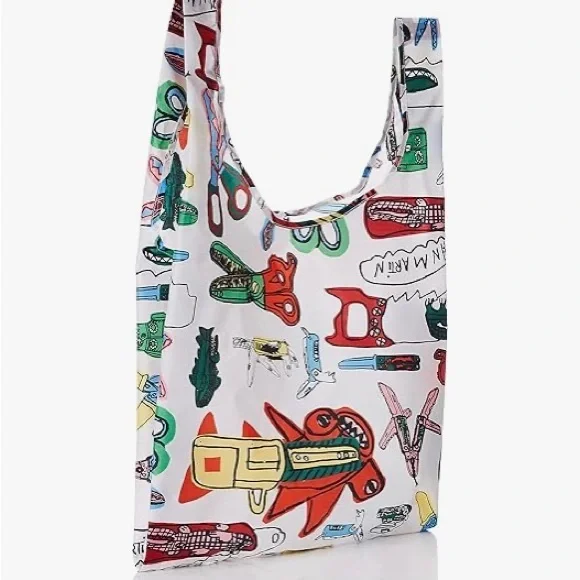 Baggu Standard Reusable Tote Bag John Martin Creative Growth Brand New - Picture 2 of 4
